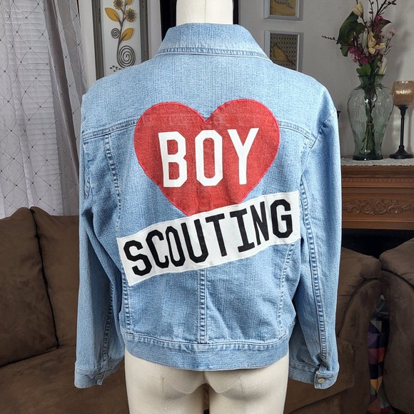 jane made and found Blue Jean Jacket - Picture 1 of 6